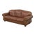 Chateau D’Ax Italian Leather Sofa With Nailhead Trim For Sale - Image 4 of 8