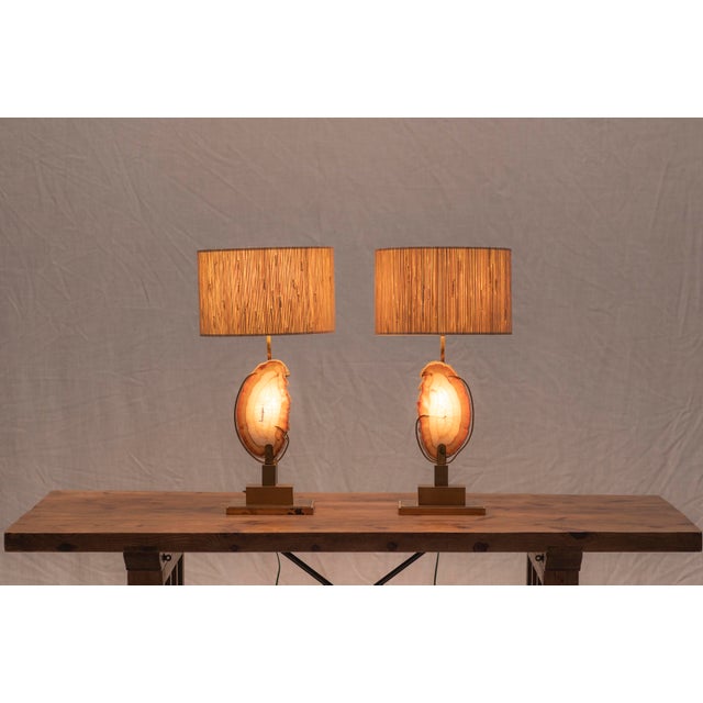 Vintage Hollywood Regency Table Lamps, 1970s, Set of 2 For Sale - Image 9 of 10