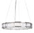 Nickel-Plated Brass and Precision-Cut Austrian Crystal Pendant Light by ZAVADSKI For Sale