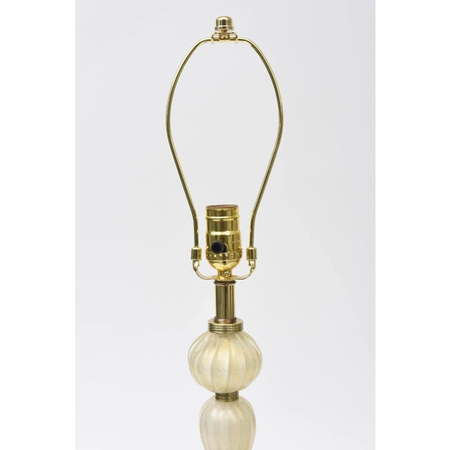 These very special and rare vintage 1940's Italian Murano tiered table lamps are by the maestros of early Murano that is...