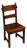 Gustav Stickley Antique Rabbit Ear #1291 Dining Chair For Sale
