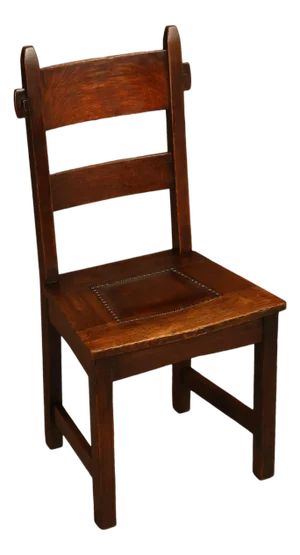 Gustav Stickley Antique Rabbit Ear #1291 Dining Chair