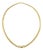 14k Yellow Gold Cuban Monaco Chain Necklace With Diamond Clasp For Sale