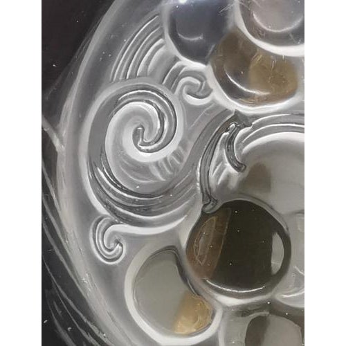 Art Deco Marienthal Brunch or Dessert Glass Plates by Rene Lalique, France, 1927, Set of 8 For Sale - Image 4 of 12