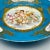 French Rococo Revival Porcelain Charger with Hand-Painted Putti in Clouds and Gilt Accents in the style of Sèvres, 19th Century For Sale - Image 6 of 10