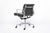 Early 21st Century Dark Gray Leather Office Chair Eames for Herman Miller Aluminum Group Soft Pad For Sale - Image 5 of 10