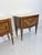 Mid-Century Nightstands with Marble Tops and Brass Details, 1950s, Set of 2 For Sale - Image 15 of 18