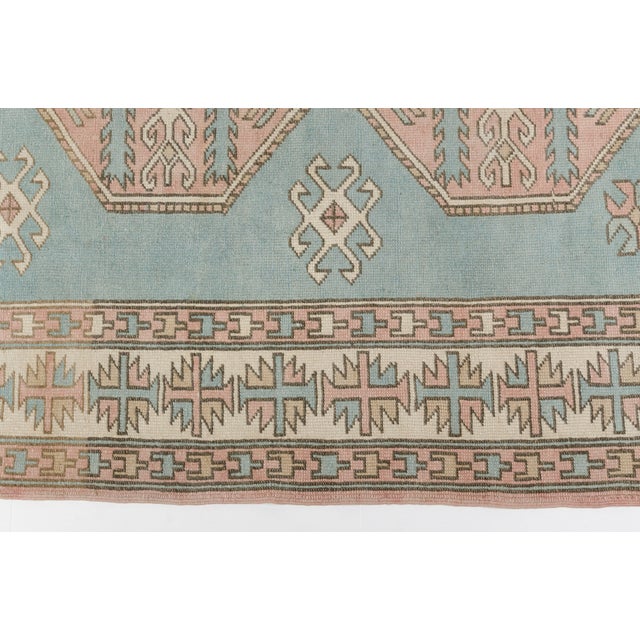 Textile Home Living Tribal Vintage Turkish Rug For Sale - Image 7 of 10