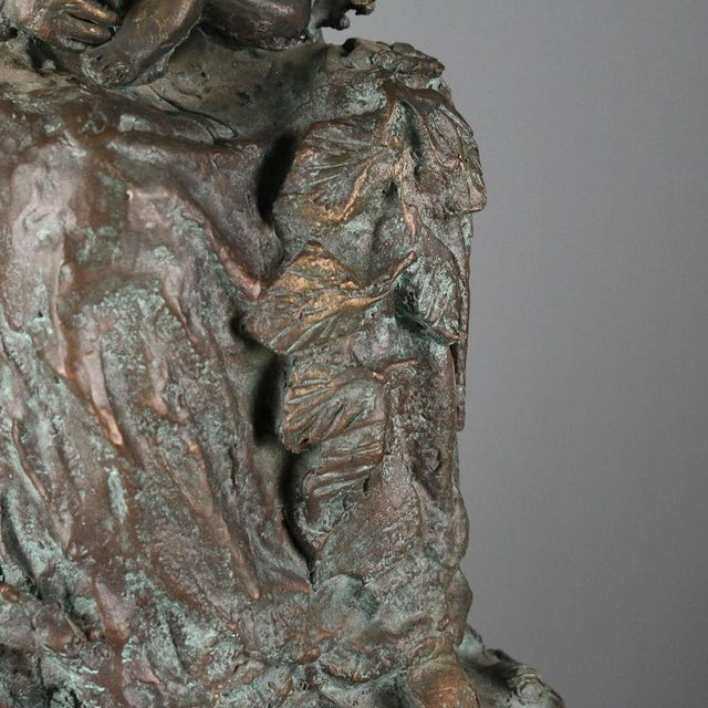 Bronze Madonna with Child For Sale - Image 6 of 13