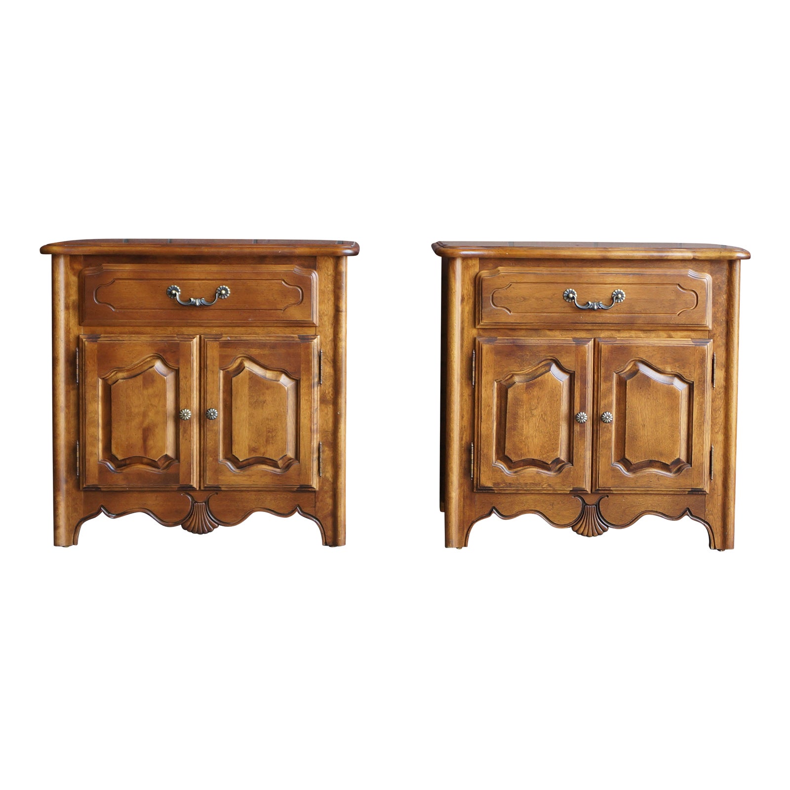 Ethan Allen Country French Nightstands a Pair Chairish