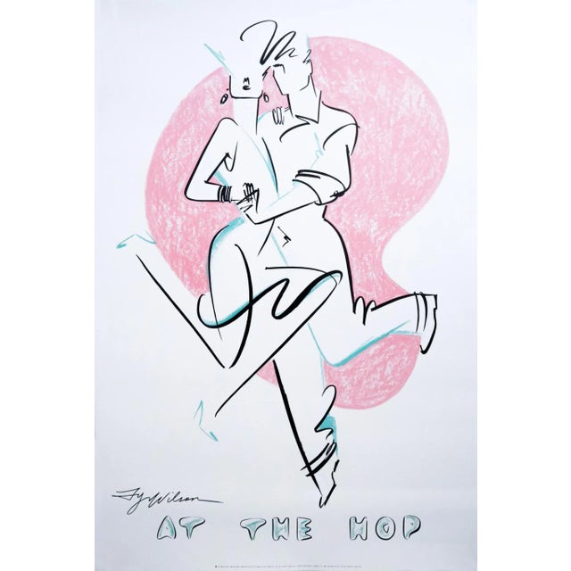 1989 American Serigraphy Dance Posters, Ty Wilson, at the Hop For Sale