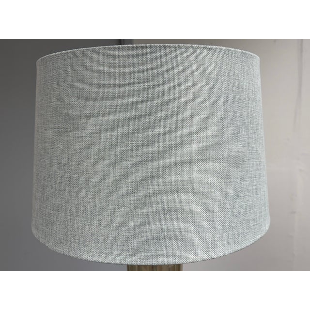2010s Bassett Furniture Gable Glass Table Lamp For Sale - Image 5 of 12