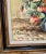 Mid-Century Oil Painting Flowers Wooden Gilded Frame For Sale - Image 4 of 7