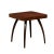 Jindrich Halabala Designed Square-Shaped Wooden Side Table W/Spider Legs, 1930s For Sale - Image 13 of 13