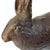 Mid 20th Century Bronze Bunny Rabbit Sculpture With Woven Brass Baskets Edwardian-Style For Sale - Image 16 of 18