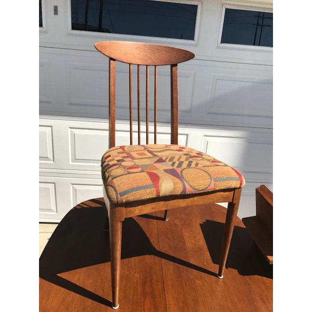 Lenoir Broyhill Mid Century Modern Dining Set Table 4 Chairs Chairish