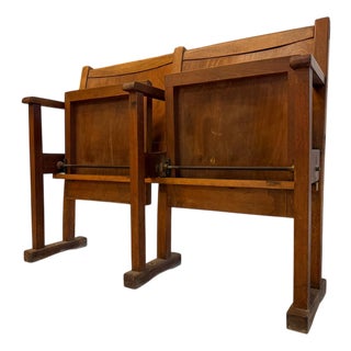 Viennese Two-Seater Cinema Seat For Sale