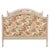 This bed features a gorgeous arched silhouette perfectly framing vibrant Chinoiserie-style upholstery. The fluted columnar...