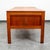 Mid Century Danish Modern Desk Floating 4 Drawer Teak Executive File Large MCM For Sale - Image 4 of 12