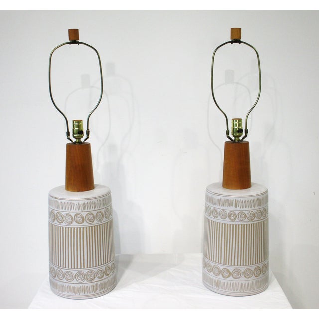 Mid-Century Modern Jane and Gordon Martz Mid Century Lamps for Marshall Studios For Sale - Image 3 of 14