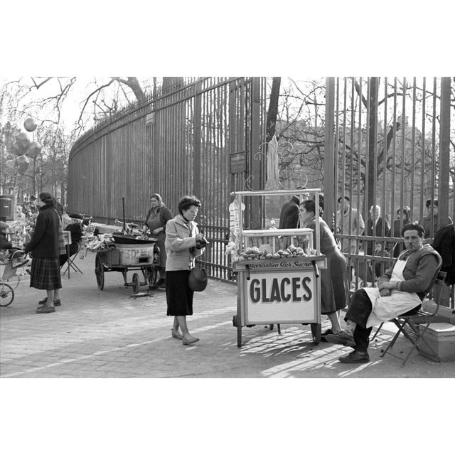 Maurice Bonnel Luxembourg Garden, March 1953 Silver photography manual print on Ilford baryta Warmtone paper Signed and...