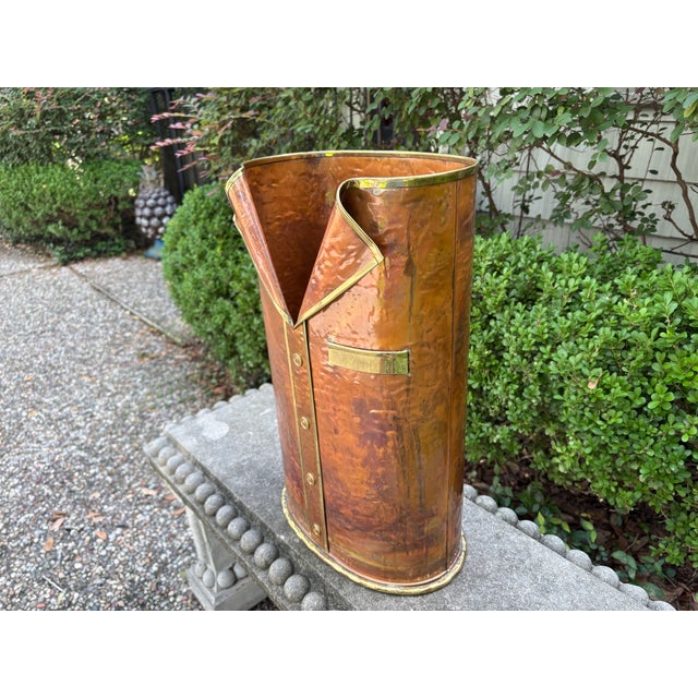 1960s Italian Modern Mixed Metals Umbrella Stand For Sale In Houston - Image 6 of 13