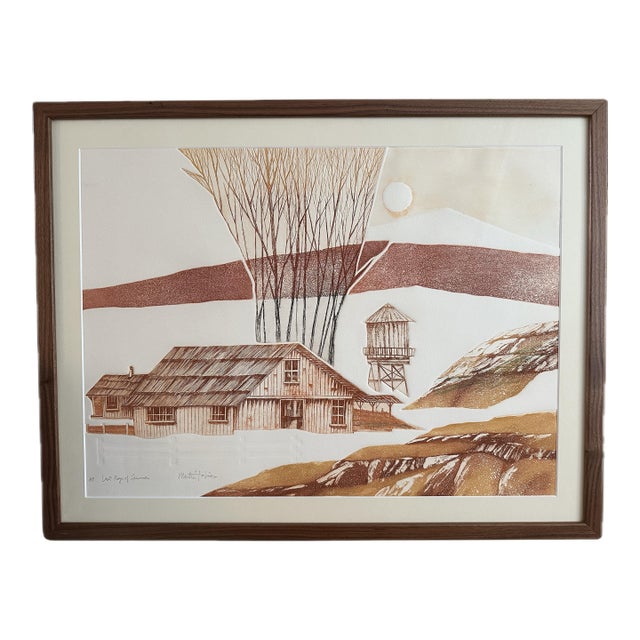 1980s Martin Tobias, Last Rays of Summer, Framed ,Perfect Large.Framed For Sale