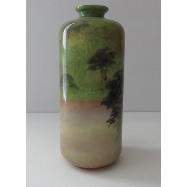 1900s Porcelain Vase Queen Louise of Prussia Portrait Vintage Made in Germany For Sale - Image 9 of 11