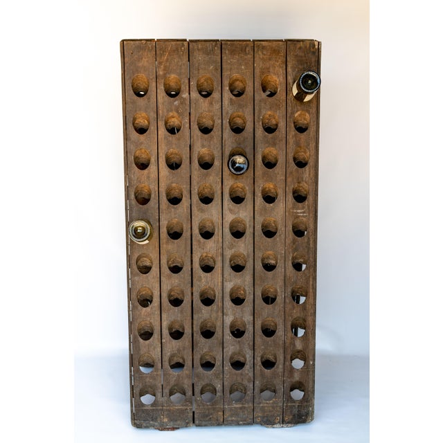 1950s French Country Riddling Rack From Vignerons De La Champagne, Stamped v P 1980 For Sale - Image 9 of 10