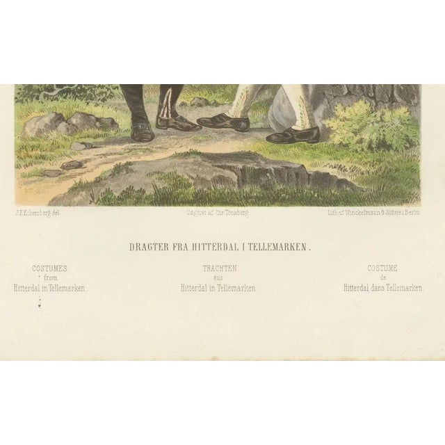 Paper Norwegian Costume, 1860s, Paper For Sale - Image 7 of 10