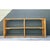 Wood Vintage Trellis Rattan and Glass Console Table For Sale - Image 7 of 12