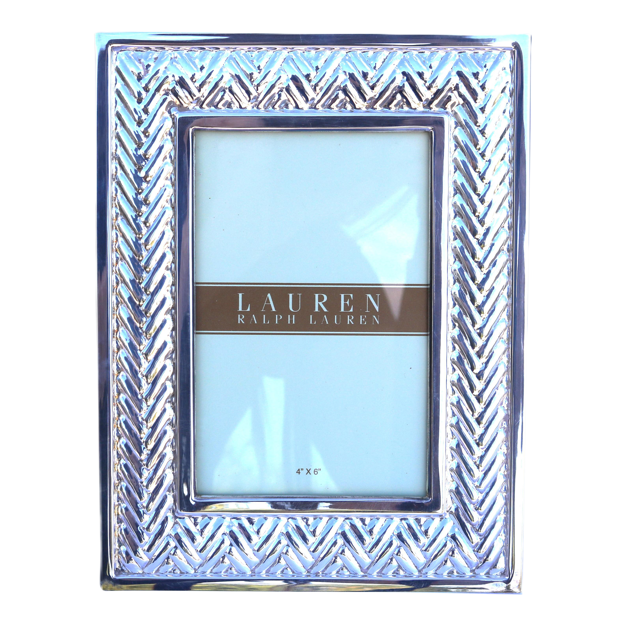 Ralph Lauren シルバープレート Late 20th Century Ralph Lauren Silverplated 4 X 6 Equestrian Braid
