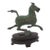Chinese Bronze Flying Horse of Gansu Han Dynasty Style Figurine Sculpture For Sale