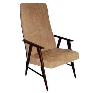 Vintage Swedish Modern Chenille Armchair