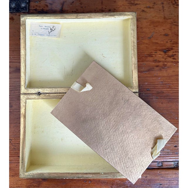 Mid 20th Century Vintage Boucher La Mussette Wooden Box For Sale - Image 10 of 12