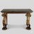 Console Table with Gilded Carved Cherubs and Green Alpine Marble Top For Sale - Image 9 of 9