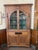 This is a large statement piece farmhouse french corner cupboard. This will give any room a built in cabinet look. It is...