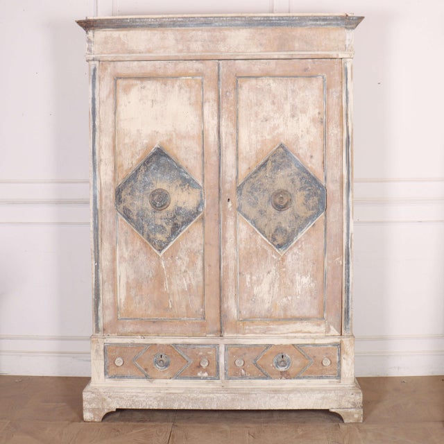 Italian Country House Wardrobe, 1890s For Sale - Image 11 of 11