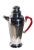 Art Deco Chrome Cocktail Shaker With Red Bakelite Handle For Sale - Image 10 of 10