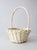 Vintage Painted Wicker Gathering Basket For Sale - Image 4 of 9