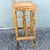 Vintage Burnt Tortoise Shell Finished Bamboo Pedestal/Plant Stand For Sale - Image 4 of 7