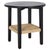 Rakoma 1 Shelf End Table in Black / Natural For Sale In Philadelphia - Image 6 of 7