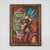 1990s Original Contemporary Indigenous Warrior Oil Painting on Panel For Sale - Image 5 of 8