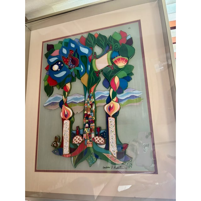 Framed Mordechai Rosenstein Layered Pop Art For Sale - Image 12 of 12