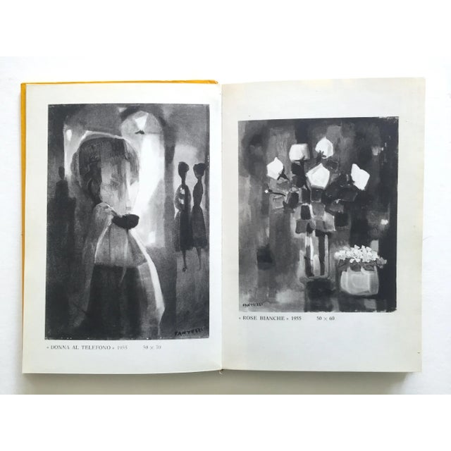 Yellow Eliano Fantuzzi Vintage 1961 First Edition Mid Century Modern Italian Exhibition Art Book For Sale - Image 8 of 13
