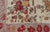 Vintage Turkish Oushak Rug in All-Over Flower Design Background & Simple Boteh Border For Sale - Image 11 of 13