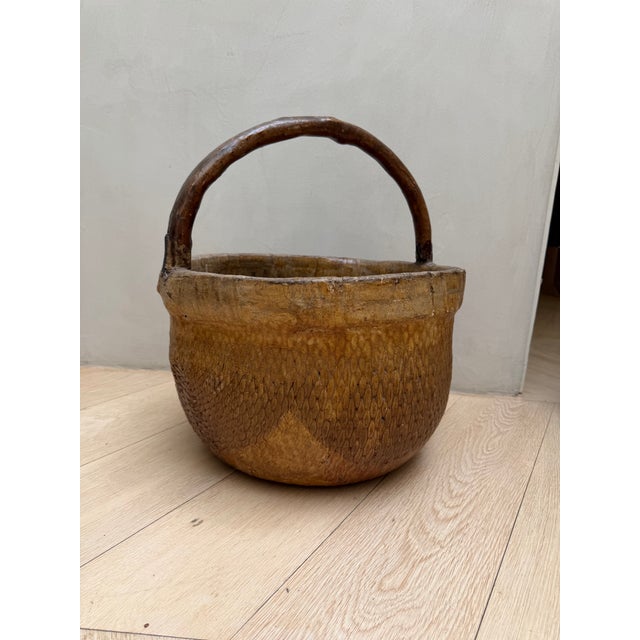 Chinese Chinese Style Primitive Basket For Sale - Image 3 of 3