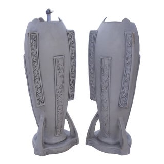 Art Deco Vases from Royal Dux Bohemia, 1920, Set of 2 For Sale