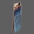 Mid-Century Modern Mid-Century Modern Glazed Pottery Unusual Form Blue Vase For Sale - Image 3 of 8