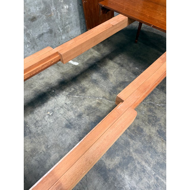 Large Custom Extendable Custom Federal Style Mahogany Dining Table With Inlay by Johns Congdon 150" For Sale - Image 12 of 17